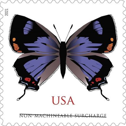 Colorado Hairstreak Butterfly Sheet of Twenty Non-machinable Rate Stamps #5568