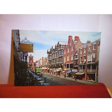 BRIDGE STREET, CHESTER, CHESHIRE. unused postcard dated 1970 #