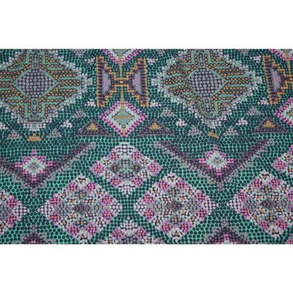 Women's Maxi Dress Size M Mossimo Geometric Diamond Shapes Design Aztec