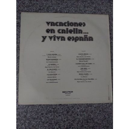 Various – Vacaciones En Calella... y Viva Espana (227071) 1980 (LP)