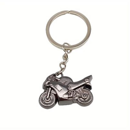 Motorcycle Keychain Metal Pendant Fashion Key Holder Ring AS SEEM