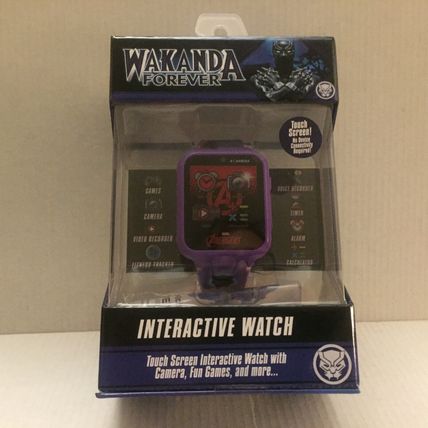 NEW Girls' Marvel Black Panther Interactive Smart Watch