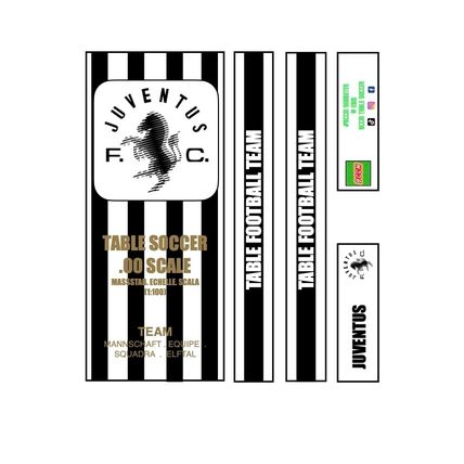 Table Football Subbuteo Box Label Juventus (ITA) 1984