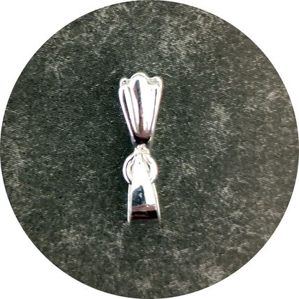 925 Sterling Silver Pendant Mount Bail Medium size High Quality 3 pack sizes C17