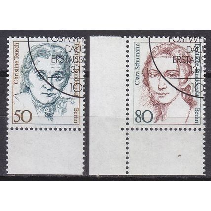 GERMANY BERLIN [1986] MiNr 0770-71 ( O/used ) [01] Ersttag
