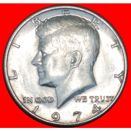 EAGLE (1964-2024): USA★1/2 DOLLAR 1974D KENNEDY (1960-1963)★LOW START★NO RESERVE
