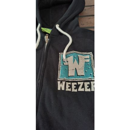 WEEZER - Rare Long Sleeve Zip-Up Hoodie ~BRAND NEW~ S M XL