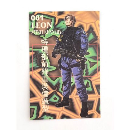 BIOHAZARD 2 Collectible Cards (8pcs) & Card Album -HK Comic Capcom Resident Evil