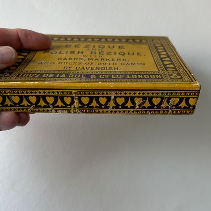 Vintage Bezique Polish Card Game Boxed Instructions, score, blanks, jokers VGC
