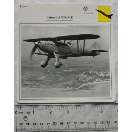 Fairey Fantome - GB - Fighter - Collectors Club Card