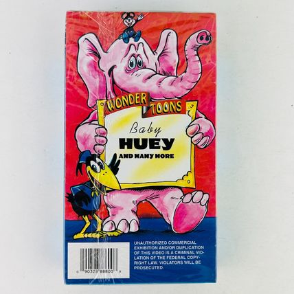 Wonder Toons Baby Huey And Many More Cartoons VHS Video Tape New Factory Sealed