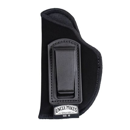 LH Size 10 Small Pistol 22/25 Uncle Mike's Black Kodra Nylon IWB Holster
