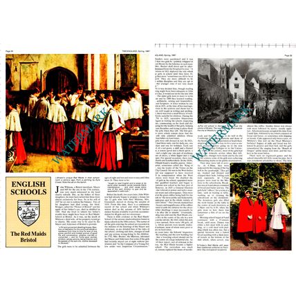 The Red Maids School Bristol Redmaids - 1987 Article