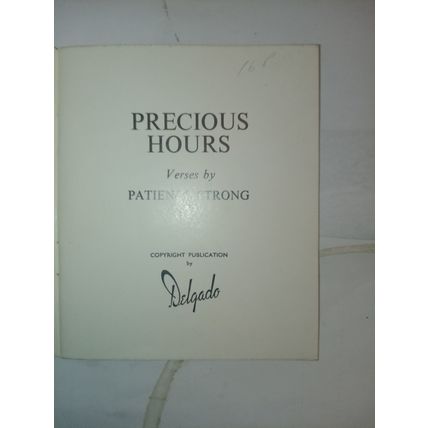 PPECIOUS HOURS by Patience Strong