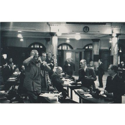 Postcard Inside Manchester Stock Exchange 1952 - Nostalgia