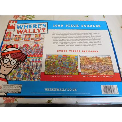 1000 piece jigsaw puzzle Wheres Wally HAVING AB BALL IN GAYE PAREE new