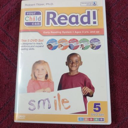 Your Child Can Read! by Robert Titzer-Developing Minds 2009-5 DVD Set Used