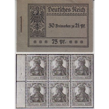 GERMANY REICH [Markenheft] MiNr 6 ( **/mnh )