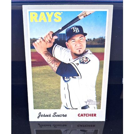 JESUS SUCRE 2019 TOPPS HERITAGE BASEBALL CARD #219