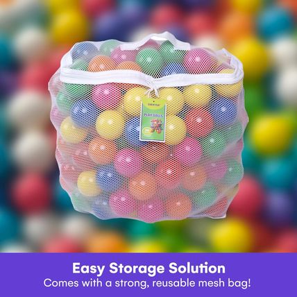 Click N' Play Ball Pit Balls for Kids, Plastic Refill Balls, 200 Pack, Phthalate