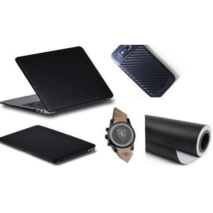 DIYAH 3D Black Carbon Fiber Film Twill Weave Vinyl Sheet Roll Wrap DIY Decals (1