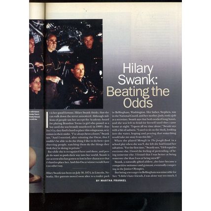 HILLARY SWANK Biography Magz. March 2003 ERIC McCORMICK-STEVE MARTIN LIKE NEW