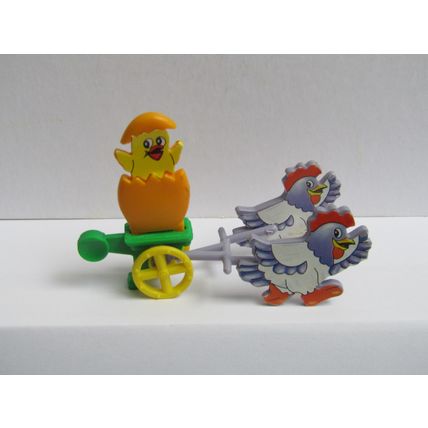 Kinder Surprise Toy 1997 K97 n92 Chickens Pulling Chick