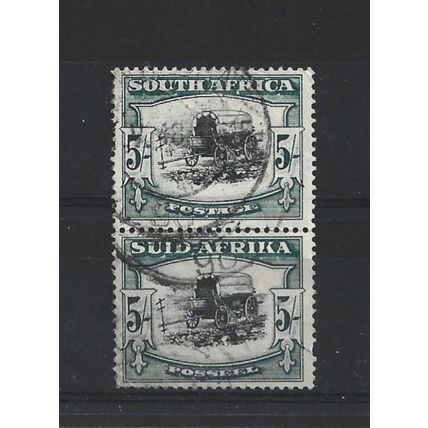 SouthAfrica.SG64 5s Ox-Wagon Pair.Colour Unchecked.Fine Used.Aug25b