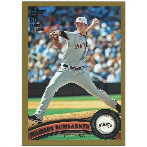2011 Topps Gold - #555 - Madison Bumgarner /2011