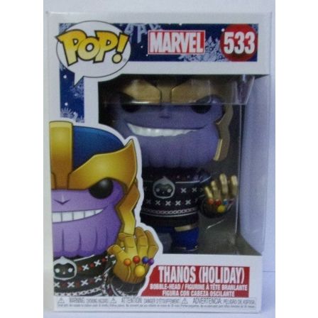 FUNKO / POP ' HOLIDAY ' vinyl bobble-head THANOS