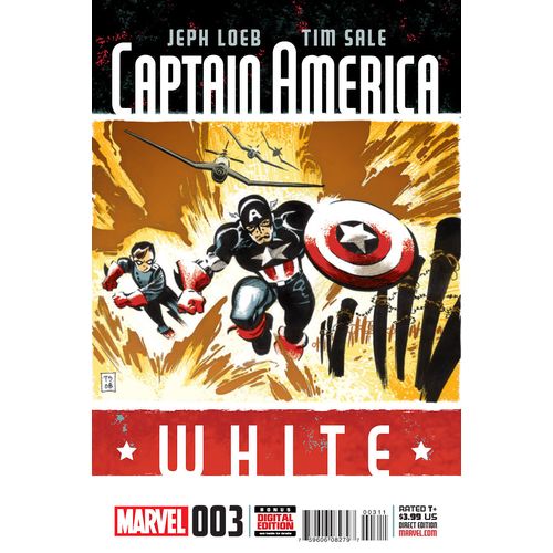 Captain America: White (2008) #3 "A Hole in the Head" Marvel Tim Sale