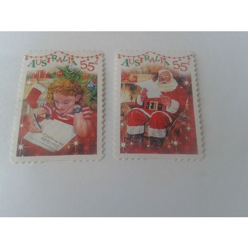 2010 Christmas Pair 55c s/a