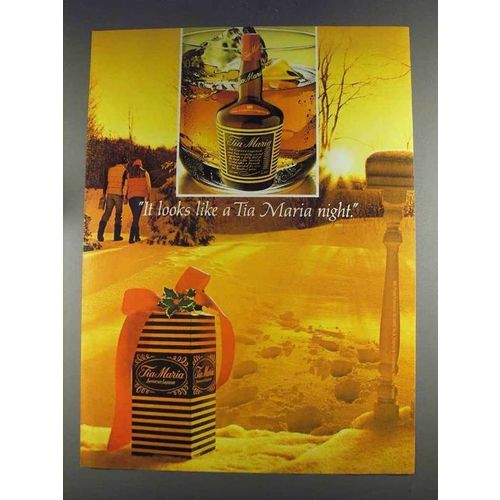1980 Tia Maria Liqueur Ad - It Looks Like