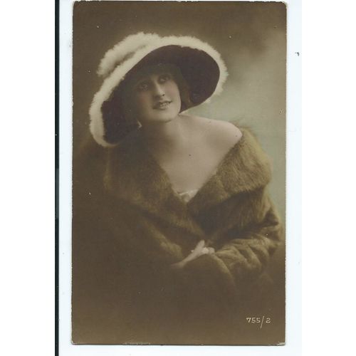 postcard vintage glamour france postcard unused no publisher