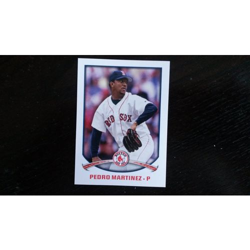 2015 Topps MLB Stickers # 013 Pedro Martinez Mint (9) Boston Red Sox