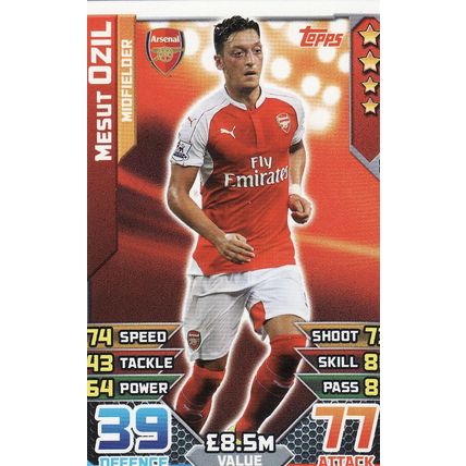 Match Attax 2015/2016 27 Mesut Ozil Arsenal