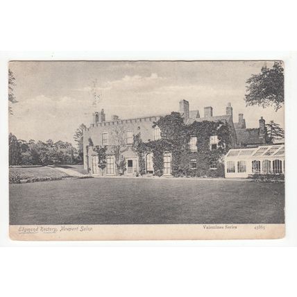 Edgmond Rectory Newport Salop Shropshire Postcard