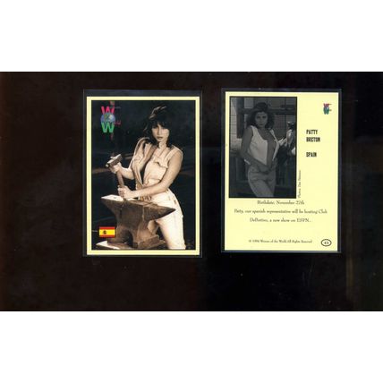 1994 Women of The World PATTY BRETON - Spain #45 Hot!!Trading Card NM