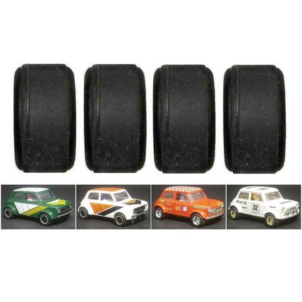 Scalextric VINTAGE TYRES Classic Mini 1275 1275GT C7 Cooper Ha-Ha Mad Hatter NEW