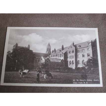 Early Postcard - St Mary's Abbey, Quarr - Ryde, Isle of Wight