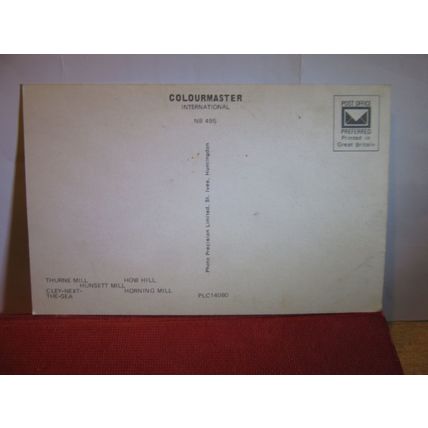multiview, WINDMILLS OF NORFOLK unused postcard. Colourmaster =