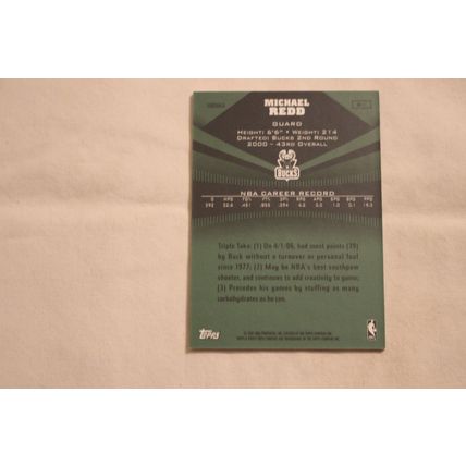 Michael Redd 2006/07 Topps Triple Threads EMERALD NO. 81 042/199