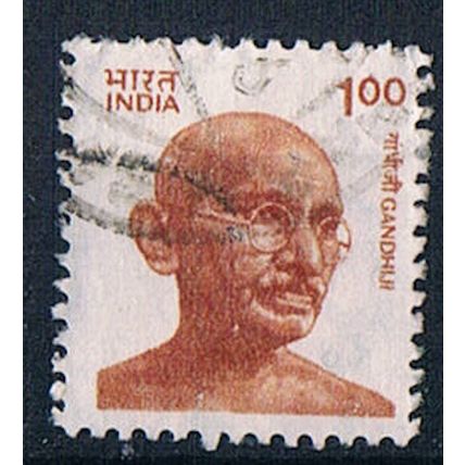 India 1991 SG1436 indi122 Gandhi 1r Used Stamp