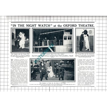 Mr Charles B Cochran Oxford Theatre CV France Madge Titheradge - 1919 Cutting
