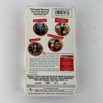 American Pie 1 & 2 VHS Video Tape Lot