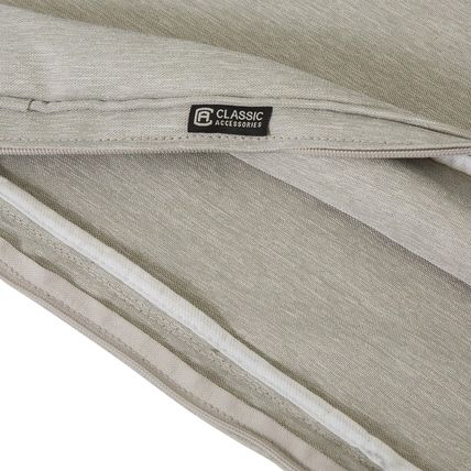 Classic Accessories Montlake Seat Cushion Slip Cover-23 x 25 x 5"-GRAY-NEW-FAST