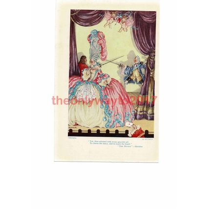 Rivals - Sheridan by Leslie Blanch, Book Illustration, 1929