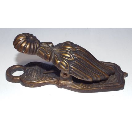Antique 19th Century Merry Phipson & Parker 1845 Brass Letter Paper Clip Holder