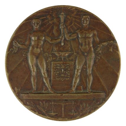 Penning Johannes Cornelis Wienecke : IX Olympische Spelen Amsterdam, 1928