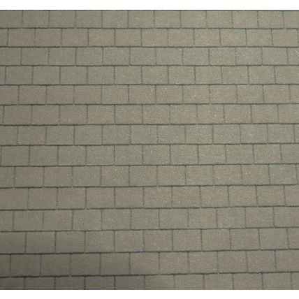 Tuile de papier rouge - échelle OO/HO (1:76) feuille A4
